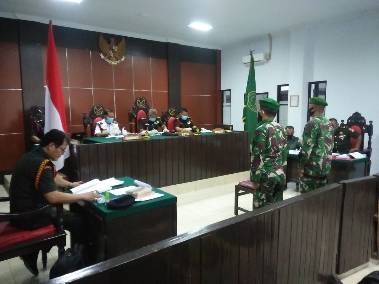 Pelaksanaan Sidang Keliling oleh Pengadilan Militer III-17 Manado